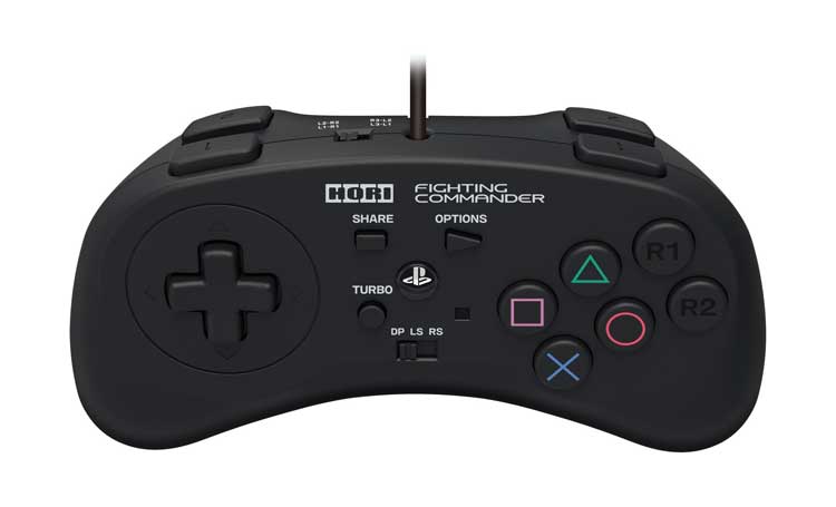Controller ps4 Horii Fighting commander visto da sopra