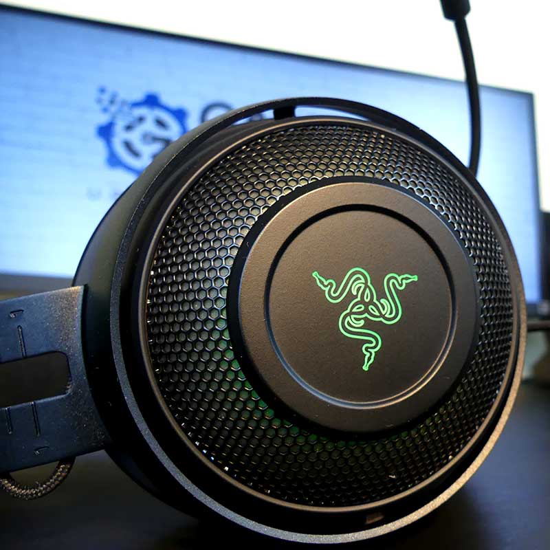 razer Krakern Ultimate auricolare logo