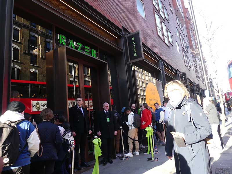 Razer Store di Londra apertura