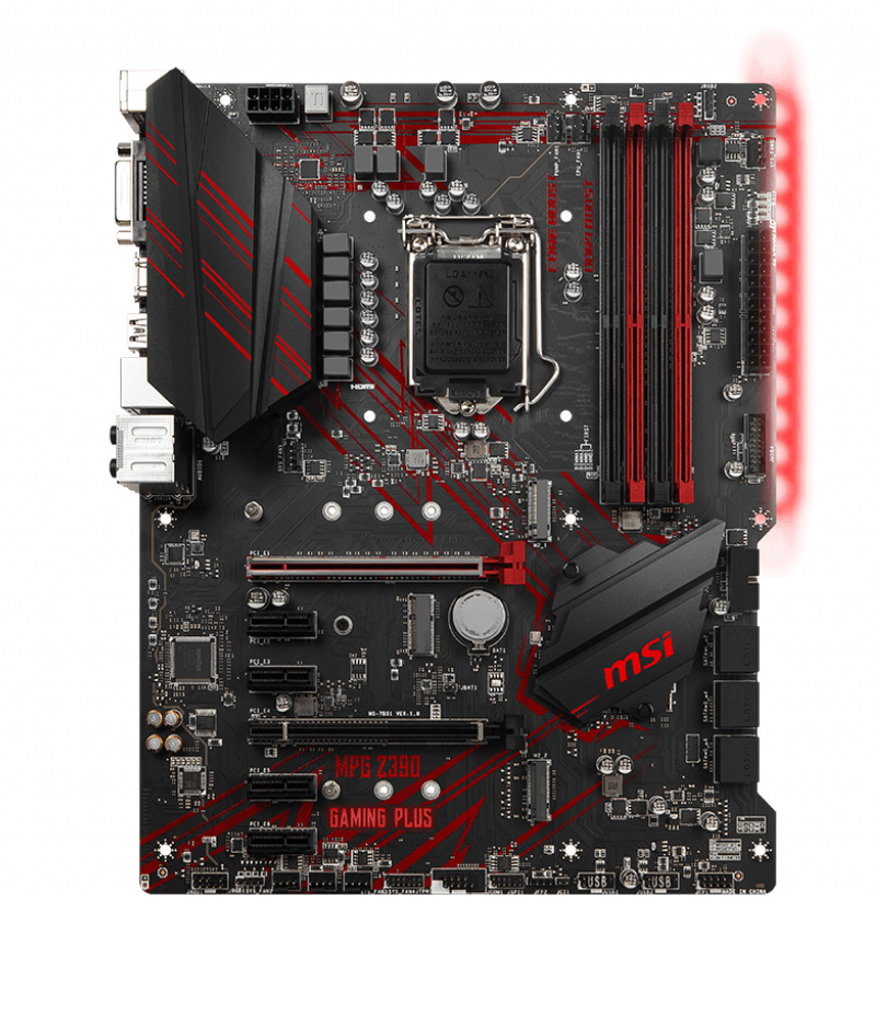 Scheda madre Intel Z390 MSI MPG z390 Gaming Plus