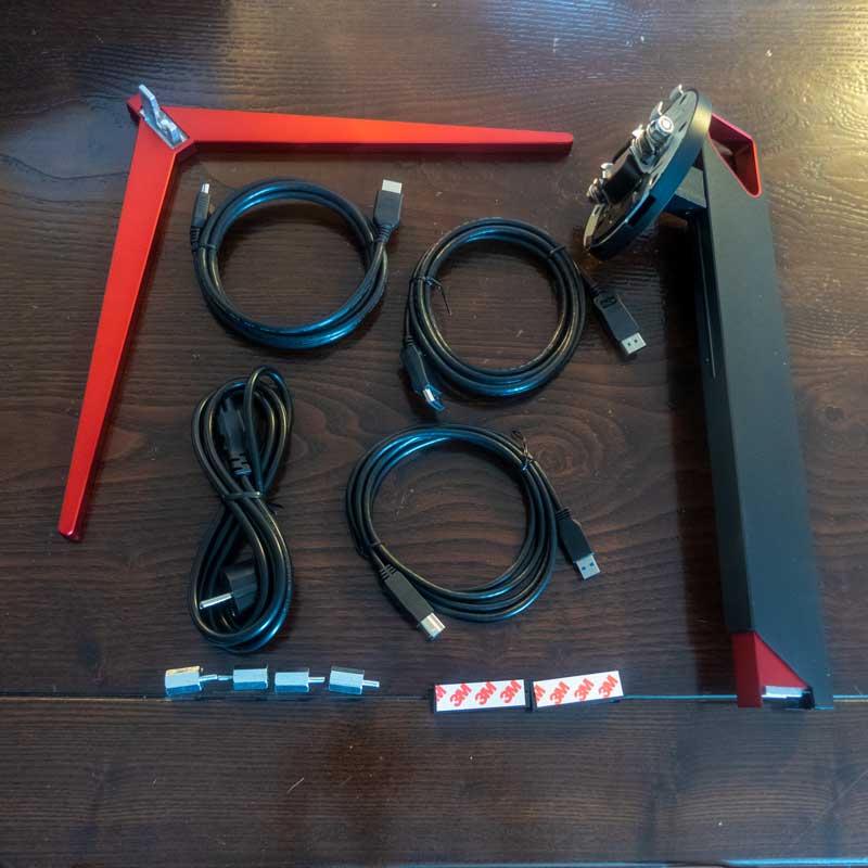  aoc ag273qcg contenuto della scatola
