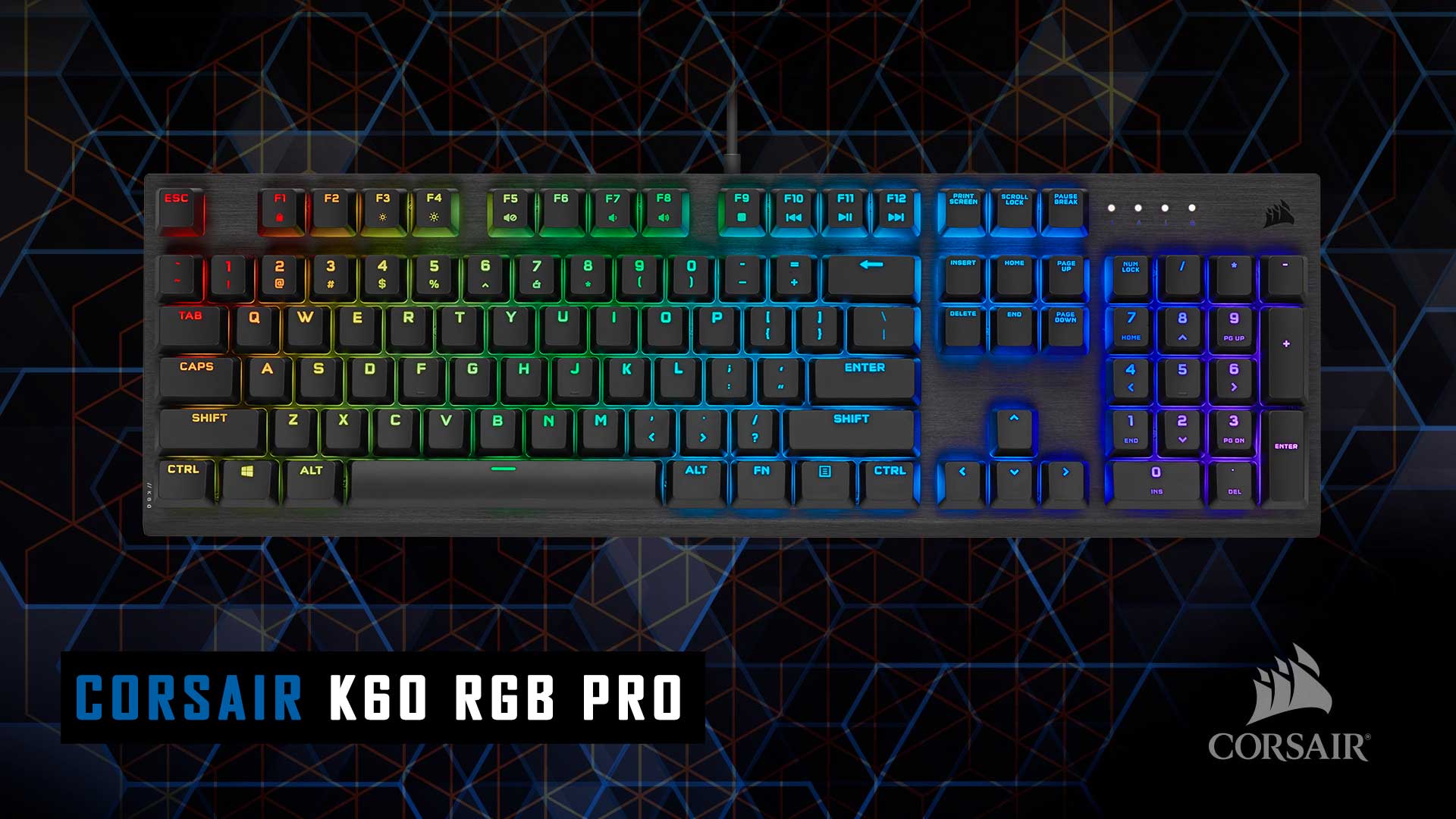 recensione CORSAIR K60 RGB PRO