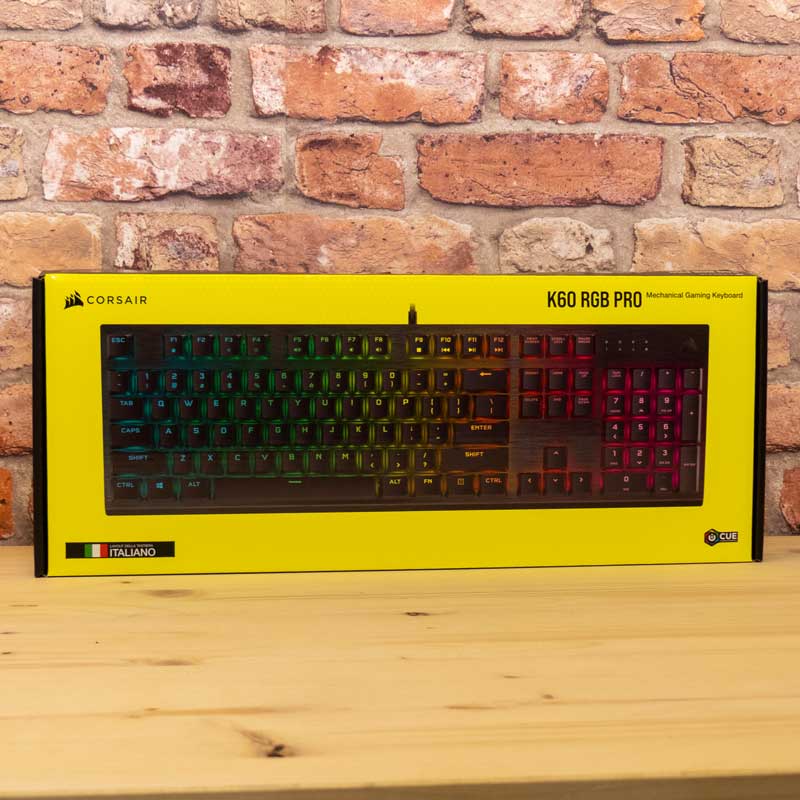 CORSAIR K60 RGB PRO - RECENSIONE 5 unboxing Corsair k60 RGB Pro