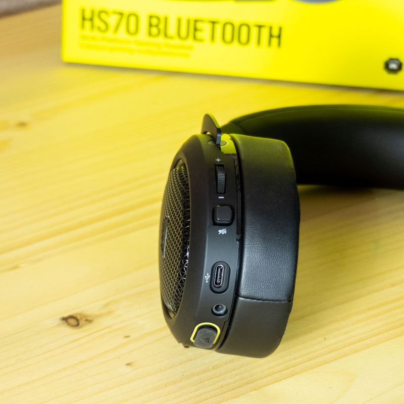 comandi audio cosair hs70 bluetooth