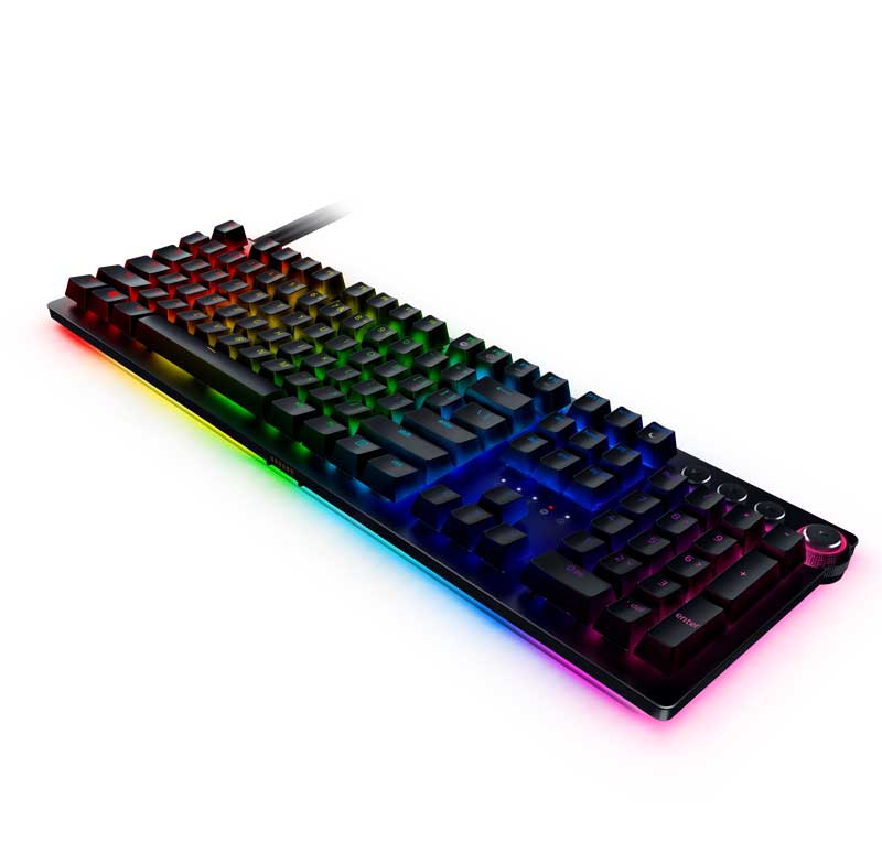 Razer Huntsman V2, la tastiera top di gamma di Razer è tornata con switch ottici multi attivazione ed ha intenzione di farvela pagare... 8 razer huntsman v2 lato