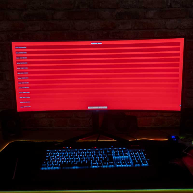 LG 34GN850: Recensione 21 scala rossi lg34gn850 2