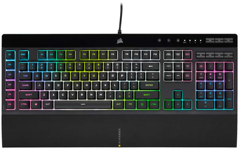 tastiera da gaming k55 rgb pro xt
