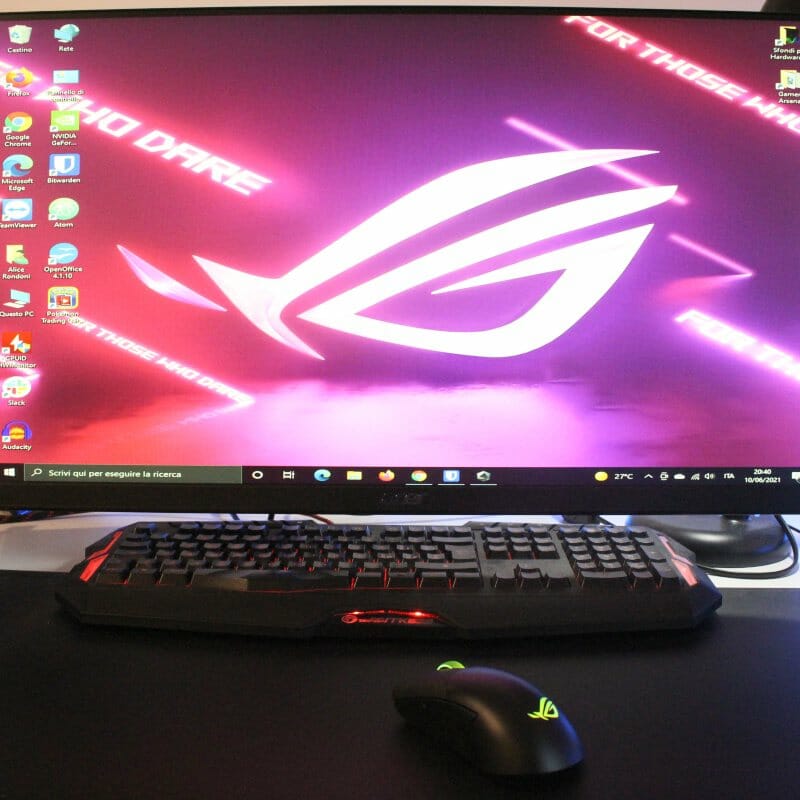 prestazioni asus rog keris