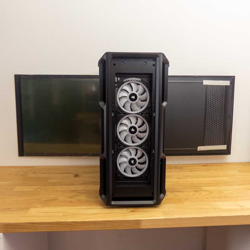 Corsair ICUE 5000T RGB: Recensione 5 COrsair 5000t recensione pannello frontale