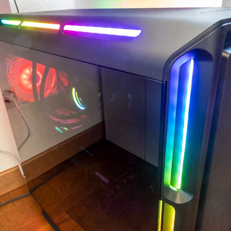 Corsair ICUE 5000T RGB: Recensione 6 led laterali 5000t