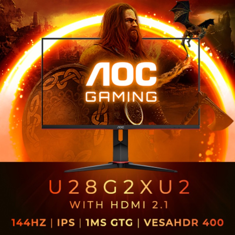 AOC gaming presenta il nuovo monitor 4K 144 Hz con HDMI 2.1 2 aoc gaming monitor 4k