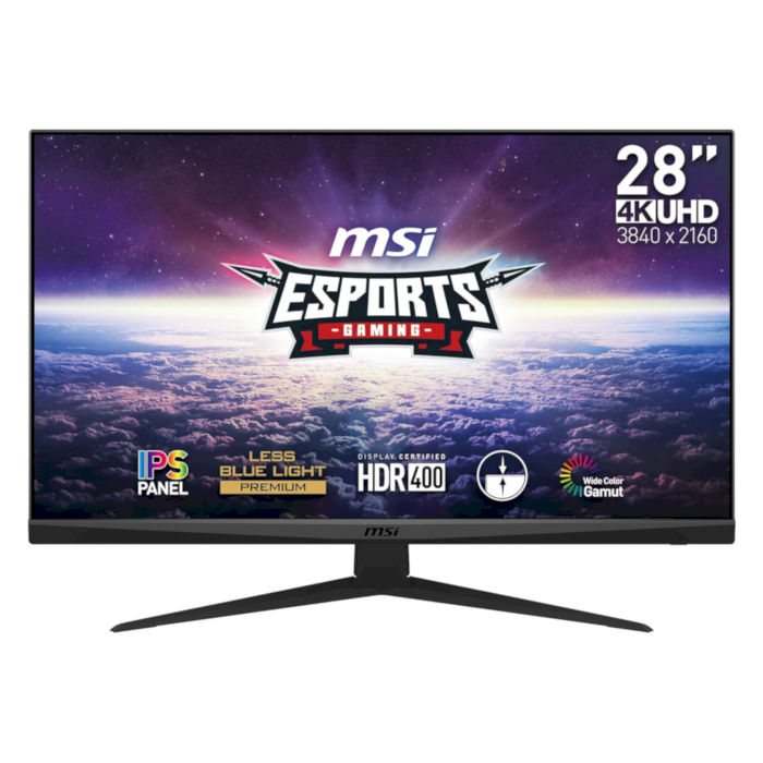 MSI G281UV Monitor Gaming 279 IPS 3840 x 2160 UHD 4K