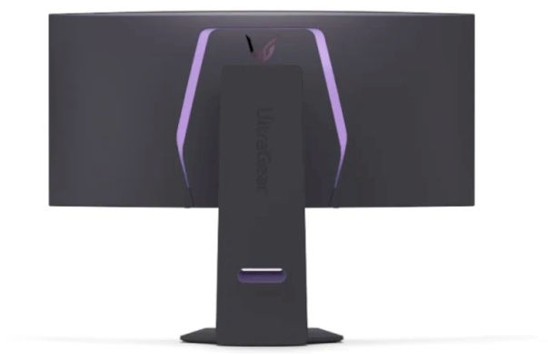 LG lancia un nuovo monitor da 480Hz - UltraGear 32GS95UE E 34GS95QE 3 Vista da dietro del monitor lg oled gaming 480Hz