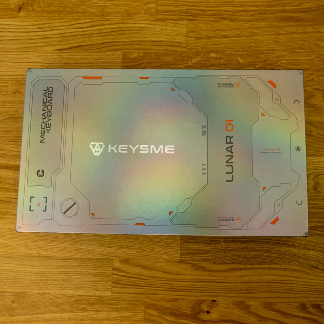 Fotografia della scatola della Keysme lunar
