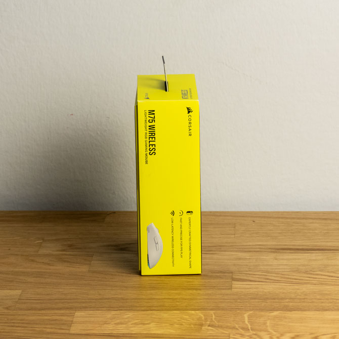 Corsair M75 Wireless: Recensione 5 corsair m75 wireless unboxing 5
