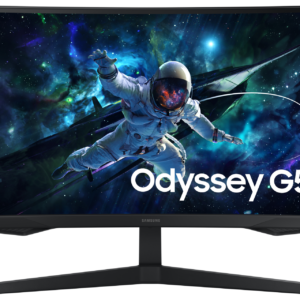 Samsung Monitor Gaming Odyssey G5 - G55C da 27'' QHD Curvo, Black