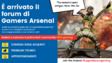 È online il forum di GamersArsenal.it