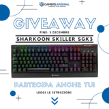 1° Contest Giveaway – Vinci una tastiera meccanica Sharkoon SGK3